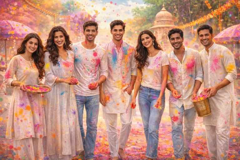 Haldi Holi attire